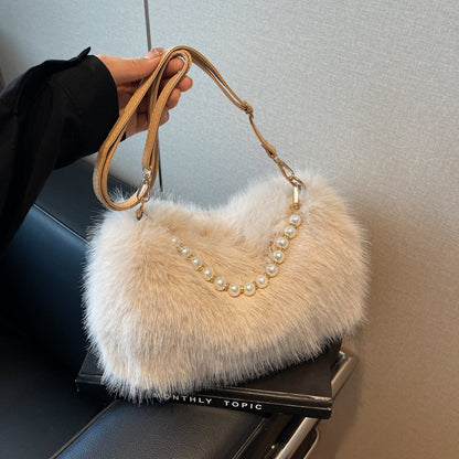 Sacs à bandoulière en chaîne de perle