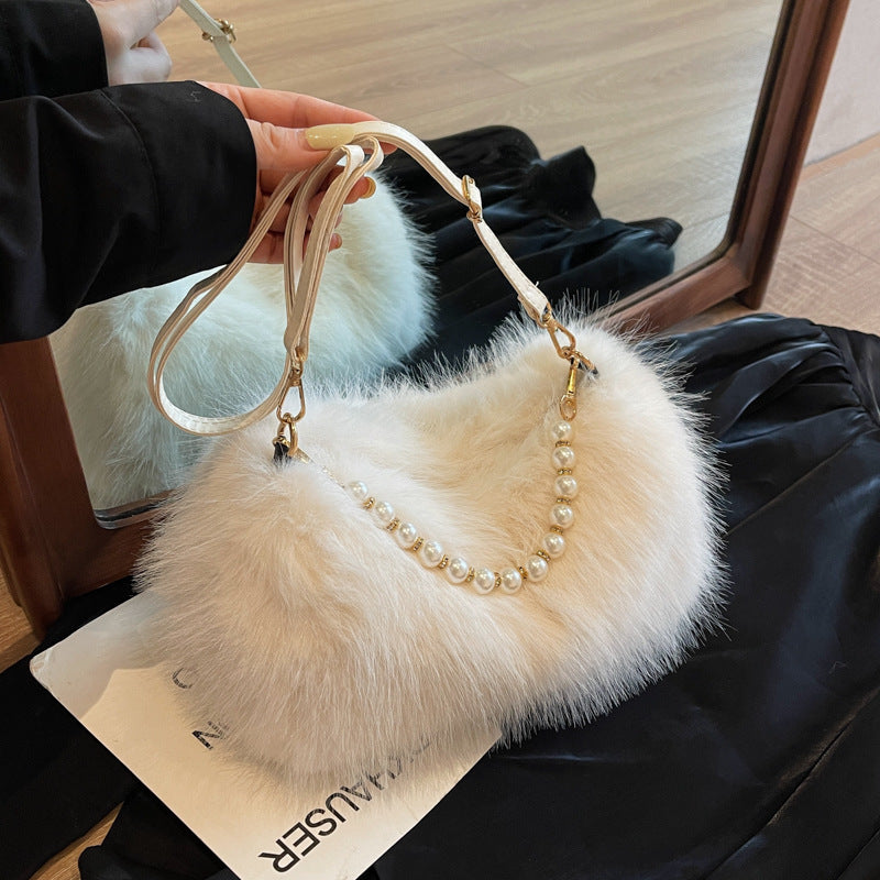 Sacs à bandoulière en chaîne de perle