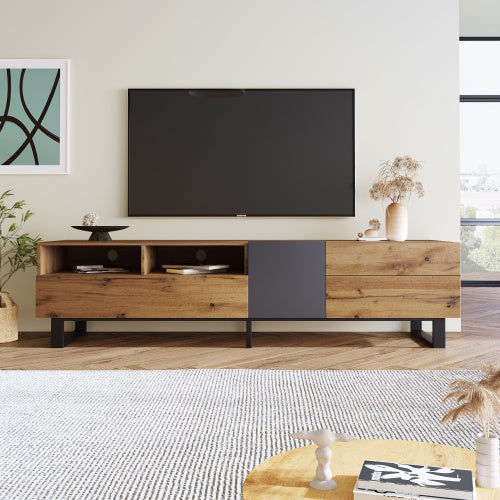 Holzmaserung TV Schrank