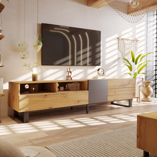 Holzmaserung TV Schrank