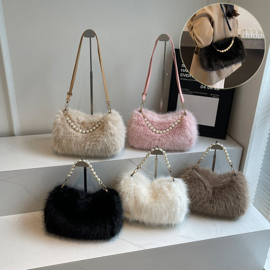 Sacs à bandoulière en chaîne de perle