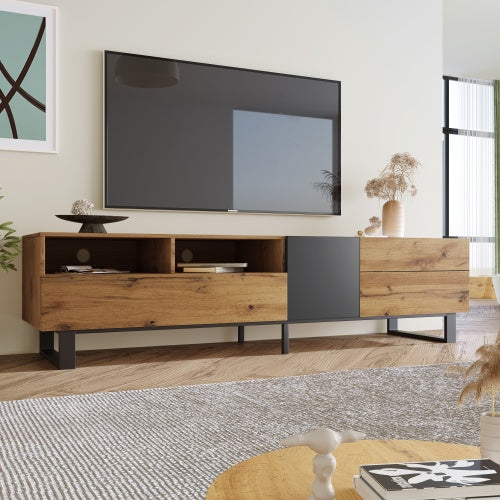 Holzmaserung TV Schrank