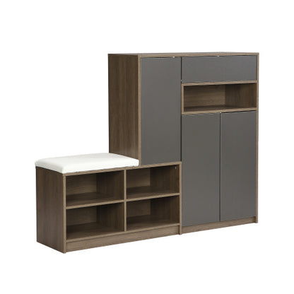 Banc et Rangement De Chaussures 2 En 1