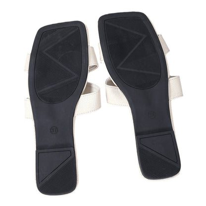 Fashion Slippers Women's Summer Outdoor Wear Square Toe All-matching